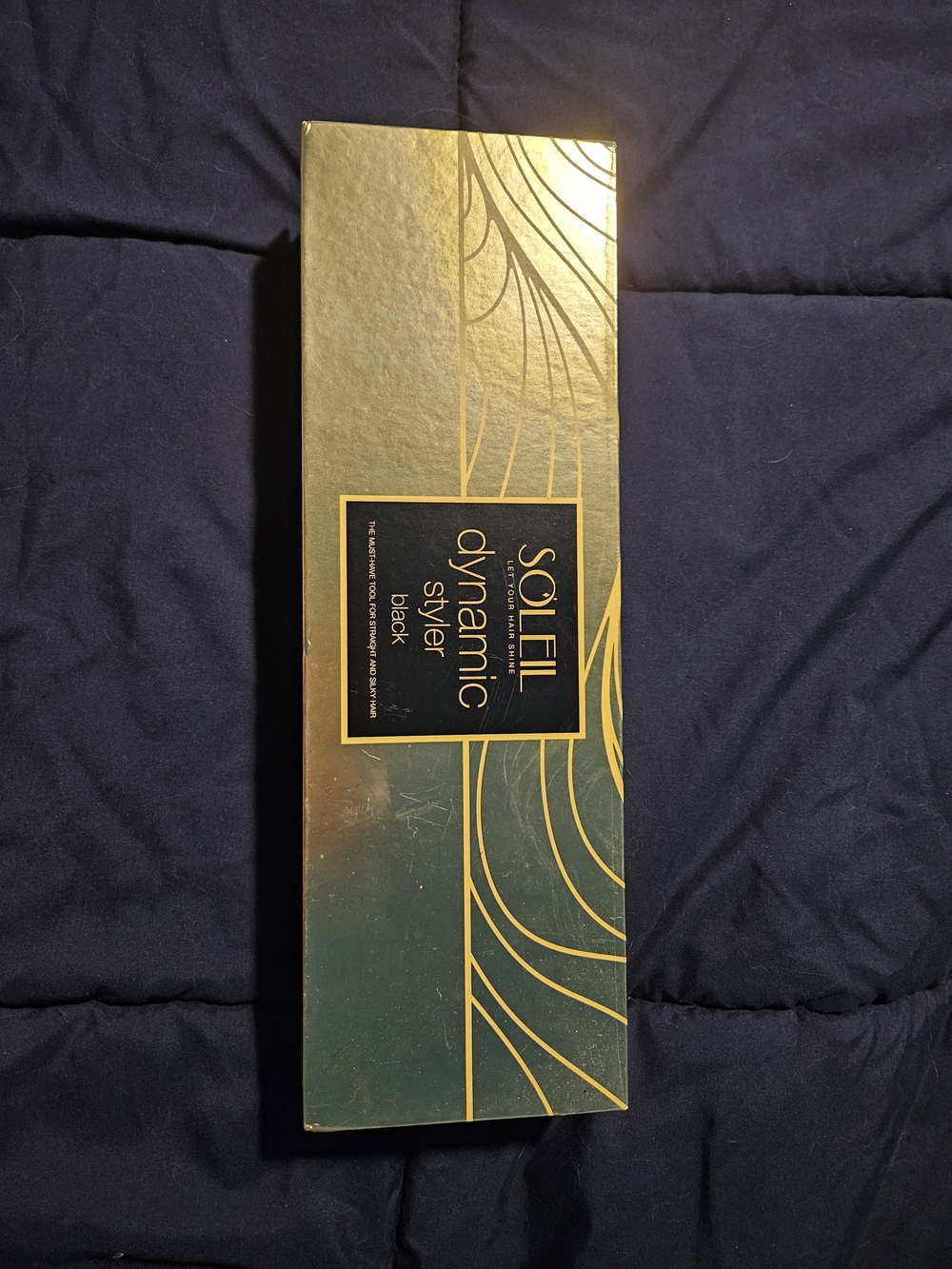 Soleil Dynamic Styler Black Flat Iron Ceramic Hair Straightener Never Used